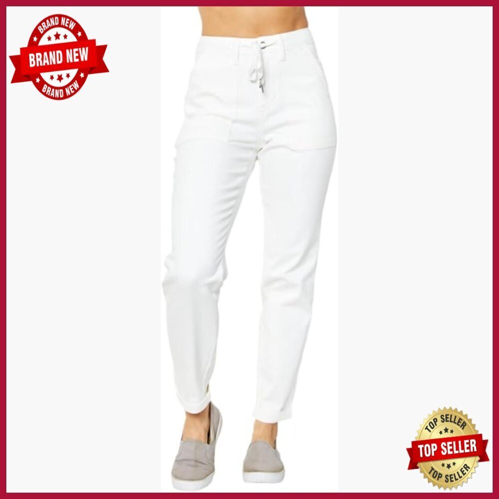 High Rise Joggers with Stretch Fit, 12.5" Rise, 33" Inseam
